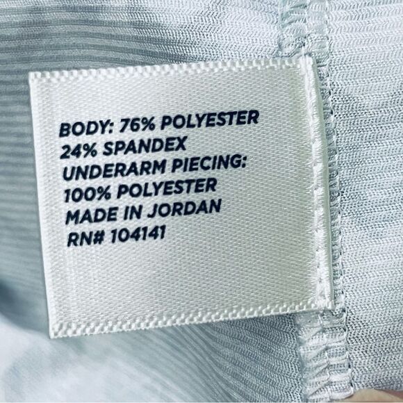 Lady Hagan Top Blue Abstract Print Long Sleeve 1/4 Zip UPF 50+ Golf Shirt Sz XS - Picture 12 of 12